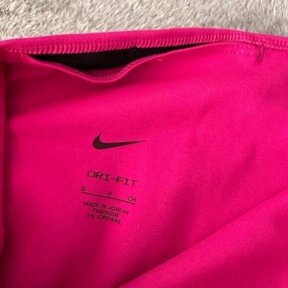NWT Nike One Dri-Fit Hot Pink Full Length High Rise Leggings Women's SMALL - Picture 3 of 7